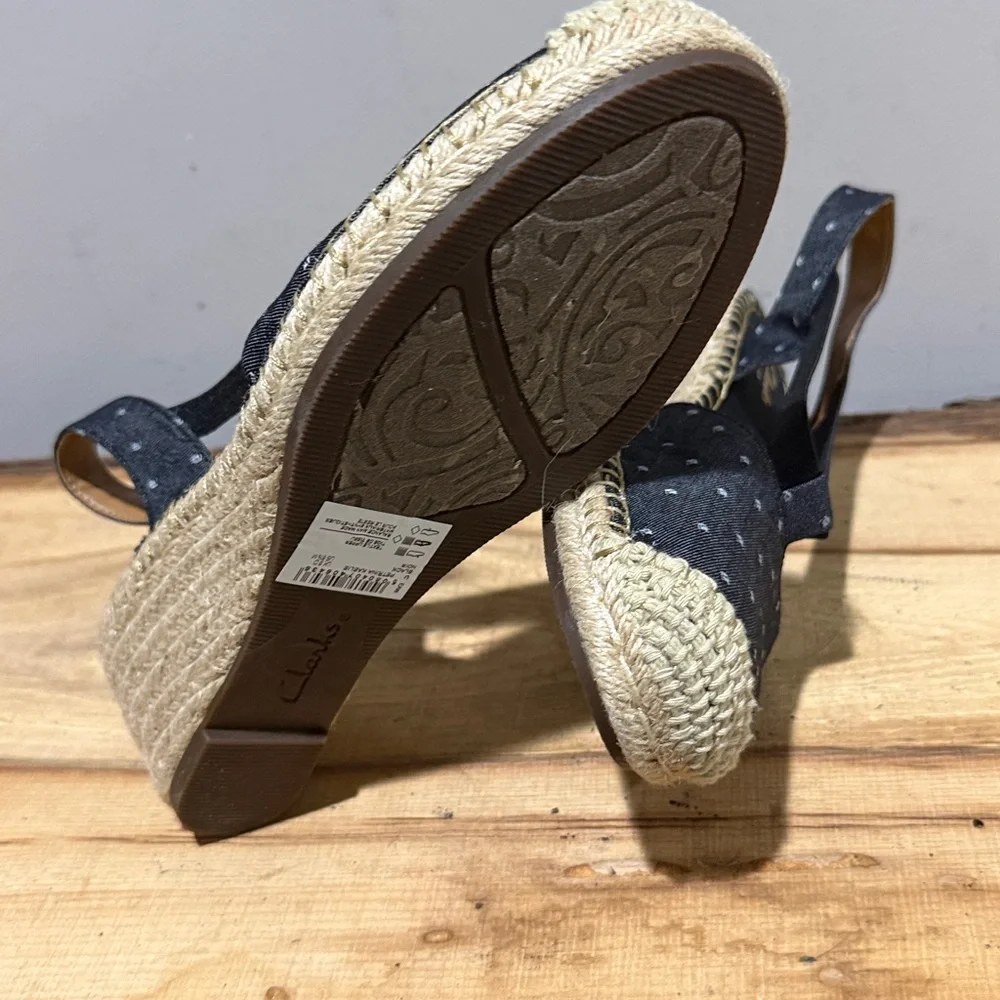 *NEW* Clark's Petrina Kaelie Espadrilles 8.5 B17B